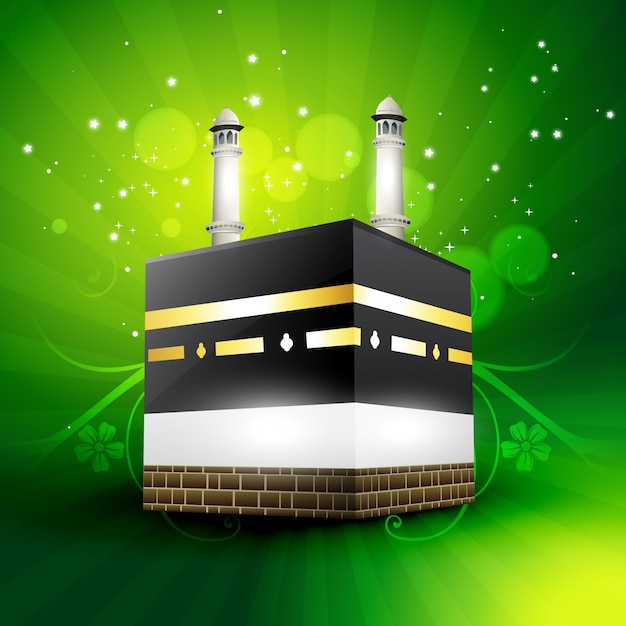 Pi? Kne wektora ilustracji qaaba sharif