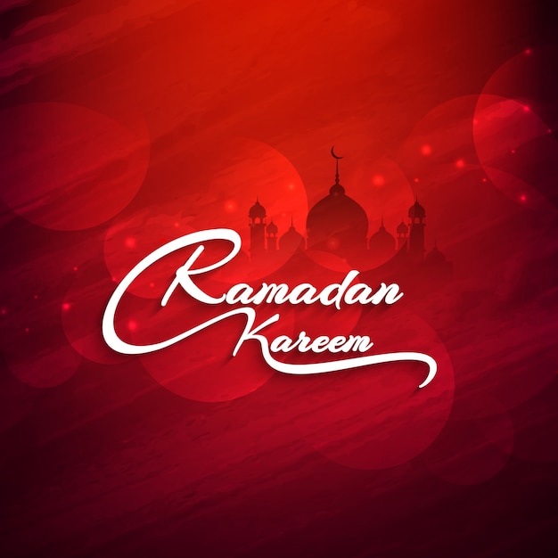 Piękne tło religijne Ramadan Kareem