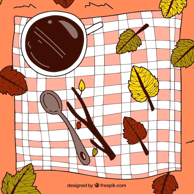 Bezpłatny wektor piknik jesienny