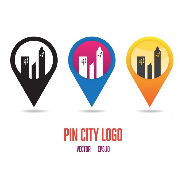 pin logo miasta