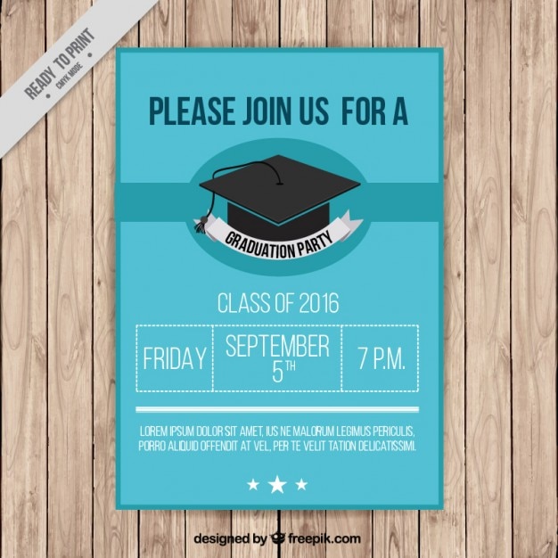 Plakat Graduation Party