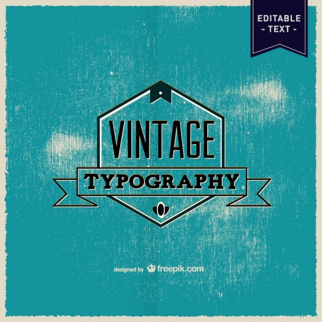Bezpłatny plik Wektor plakat retro wektor typografia