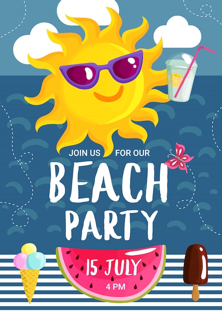 Plakat Summer Beach Party