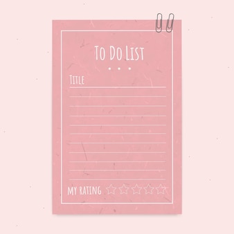 Planner różowy notatnik
