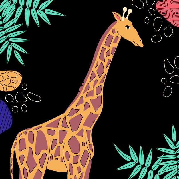 Płaska ilustracja dnia afryki