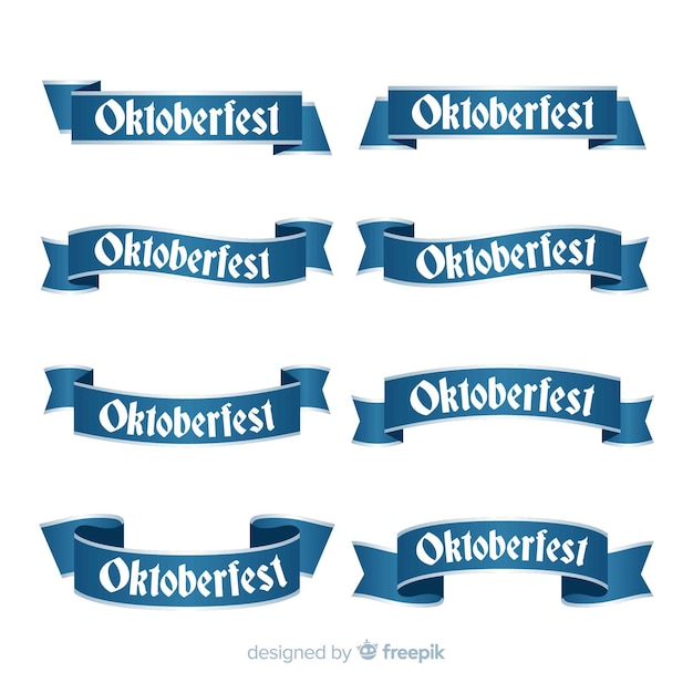 Płaska Kolekcja Wstążki Oktoberfest