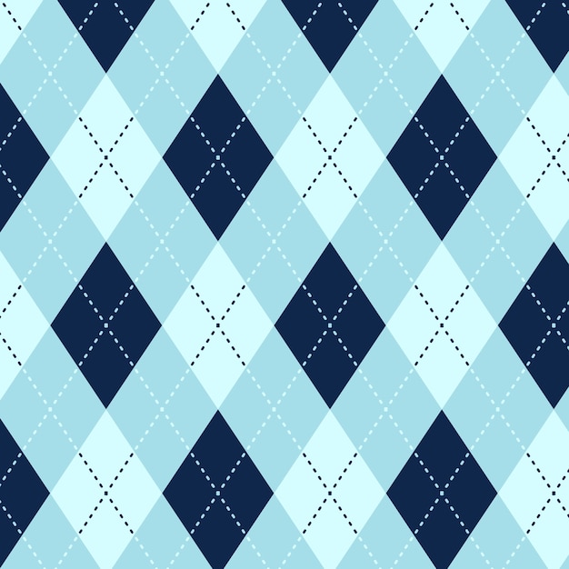 Płaska konstrukcja geometryczny wzór argyle