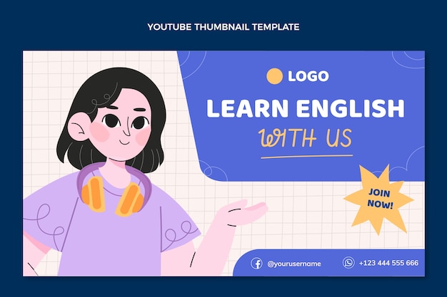 Płaska Konstrukcja Lekcji Angielskiego Youtube Miniatura