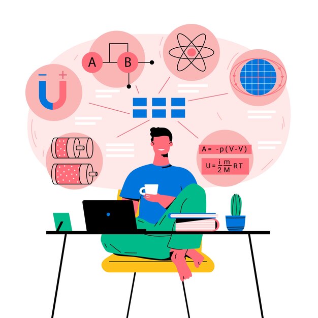 Płaska konstrukcja uczy się z ilustracji domu