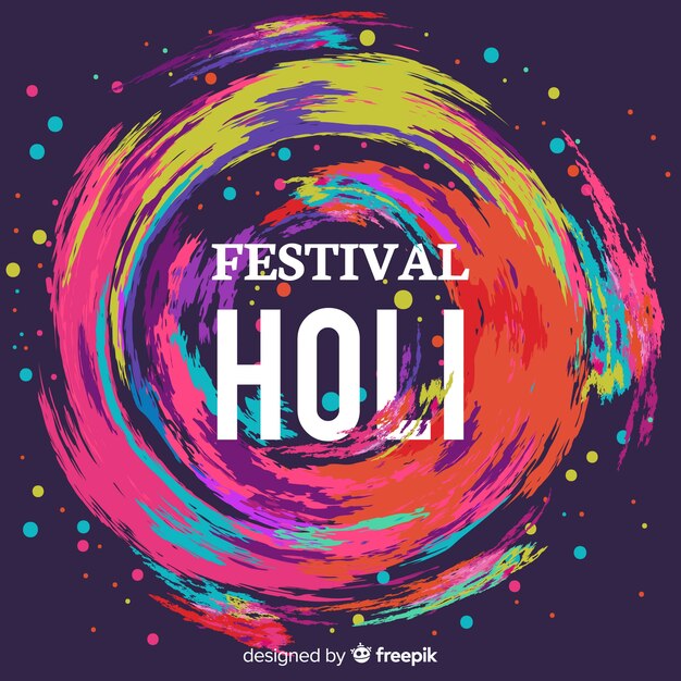 Płaski holi festiwalu tło