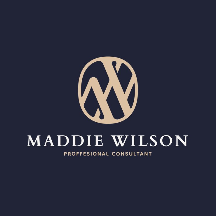 Bezpłatny plik Wektor płaski szablon logo mw