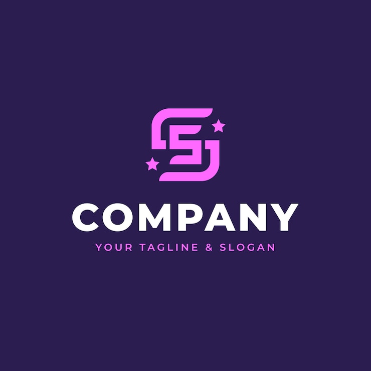 Bezpłatny plik Wektor płaski szablon logo ss