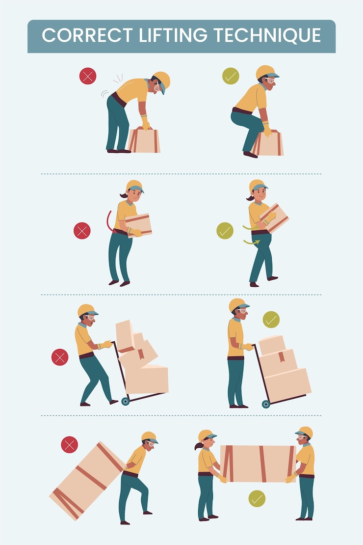 Bezpłatny plik Wektor płaskie infografiki korekcji postawy