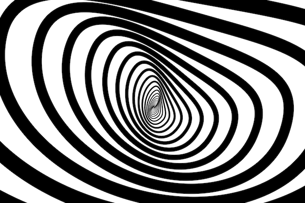 Płaskie wzornictwo spiralne tło okrągłe