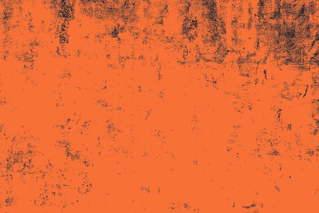 Bezpłatny wektor pomarańczowa farba grunge ściany