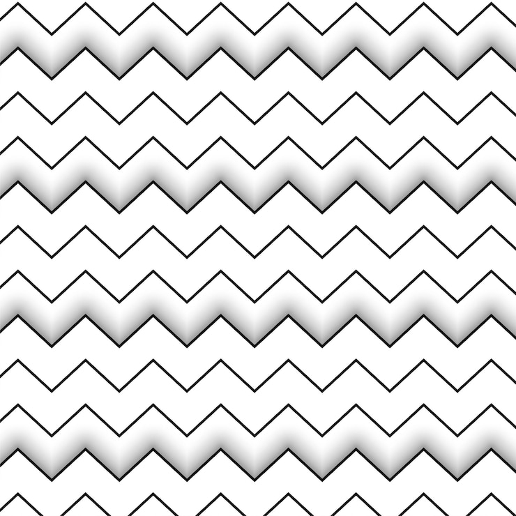 Bezpłatny plik Wektor pop-art styl chevron czarne linie wzór tła