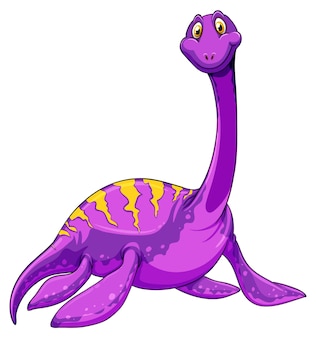 Postać z kreskówki dinozaura pliozaura