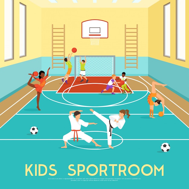 Poster Of Kids Sportroom