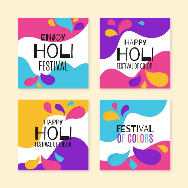 Posty na instagramie festiwalu Holi