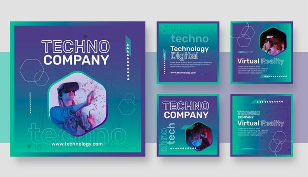 Posty na Instagramie z technologią półtonów gradientowych