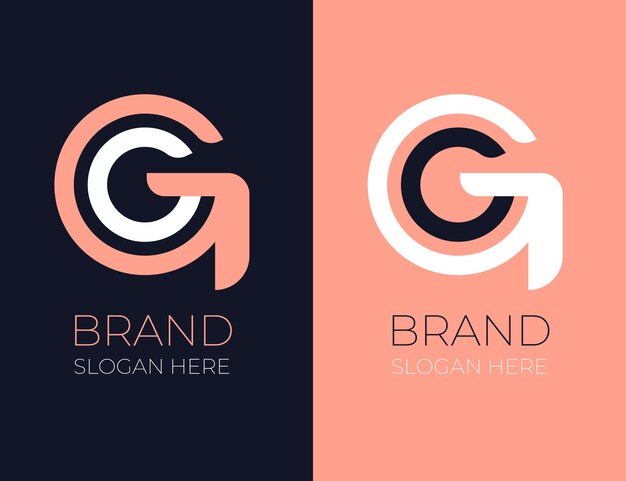 Profesjonalny szablon logo gg
