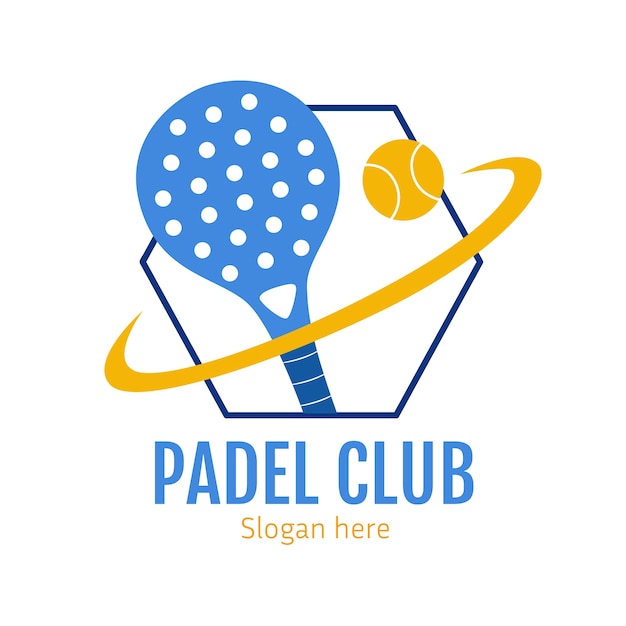 Profesjonalny szablon logo padel