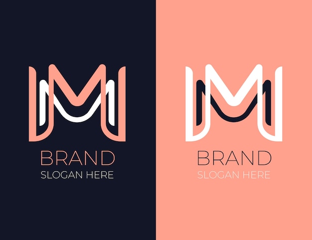 Profesjonalny szablon logotypu mm