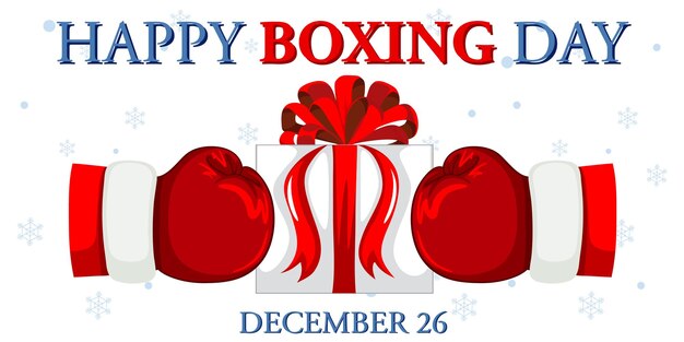 Projekt Banera Happy Boxing Day