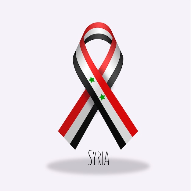 Projekt Flagi Z Flagą Syrii