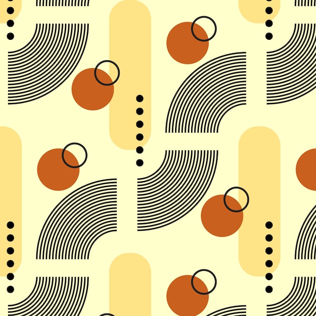Projekt geometryczny wzór Boho