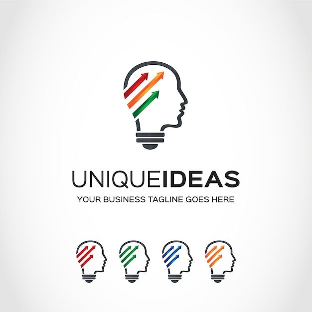 Bezpłatny wektor projekt logo firmy idea