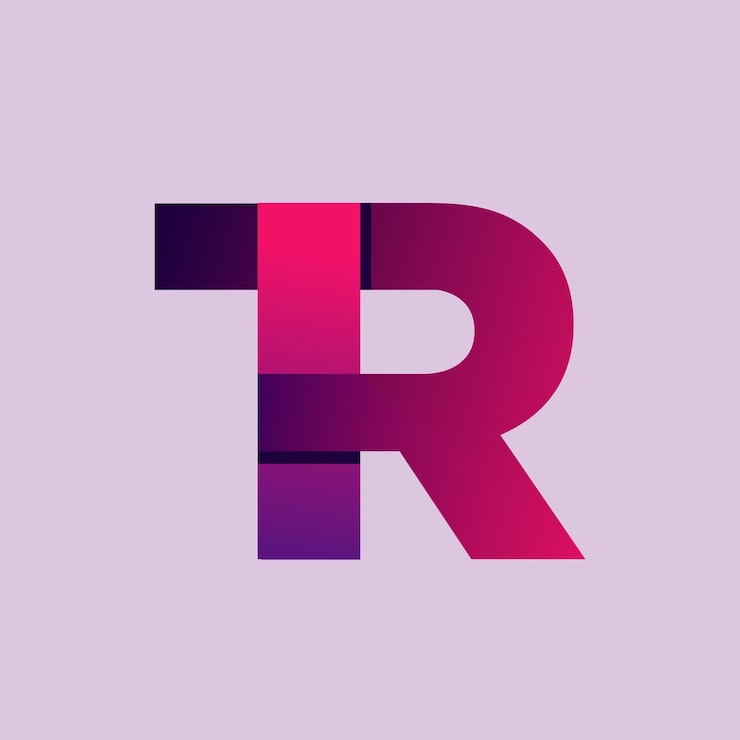 Bezpłatny plik Wektor projekt logo liter gradient kolorowa ilustracja