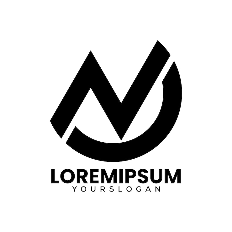 Bezpłatny plik Wektor projekt logo litery n