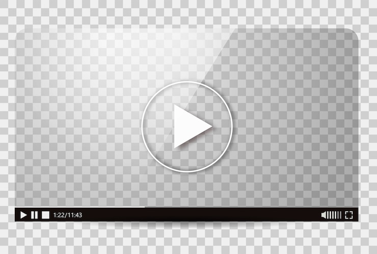 Bezpłatny plik Wektor projekt odtwarzacza wideo