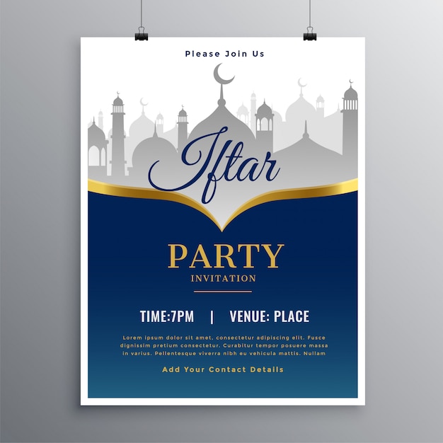 Projekt Plakatu Na Imprezę Iftar