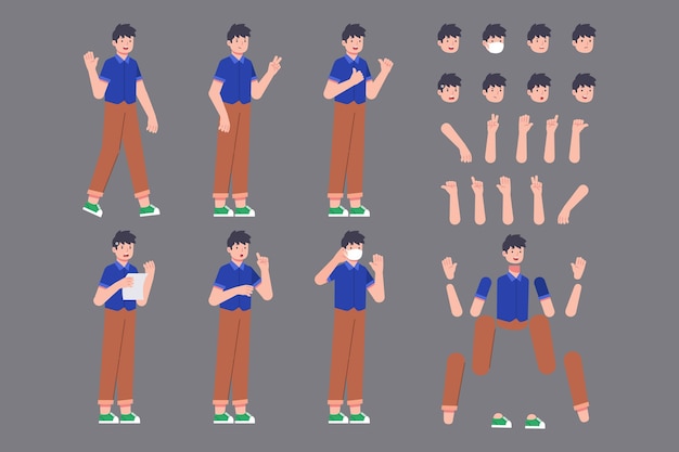 Projekt postaci gotowy do animacji
