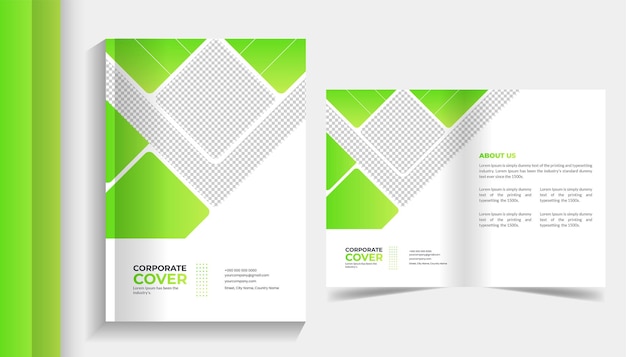 Projekt szablonu broszury profilu firmy