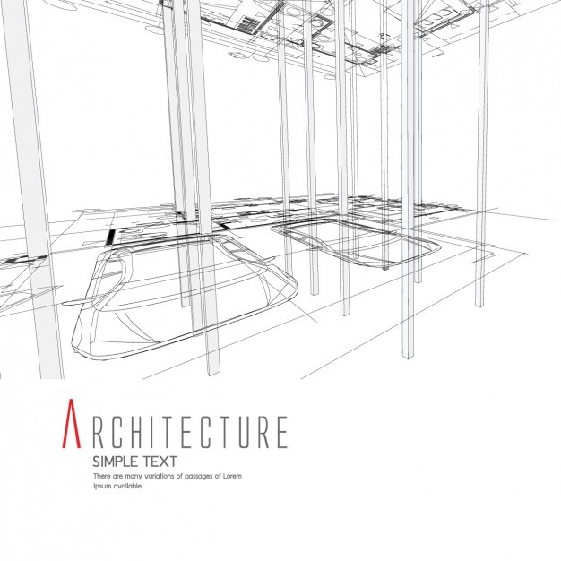 Bezpłatny plik Wektor projekt tła architektury