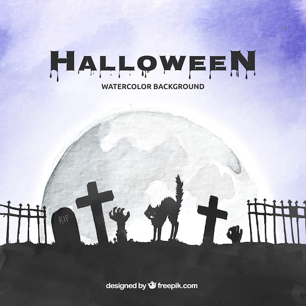 Bezpłatny wektor projekt tła halloween