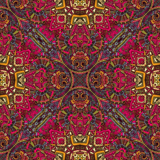 Projekt tła w stylu boho
