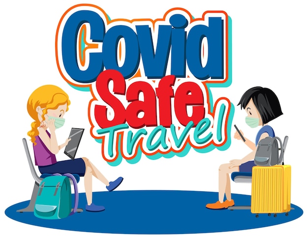 Projekt Typografii Covid Safe Travel