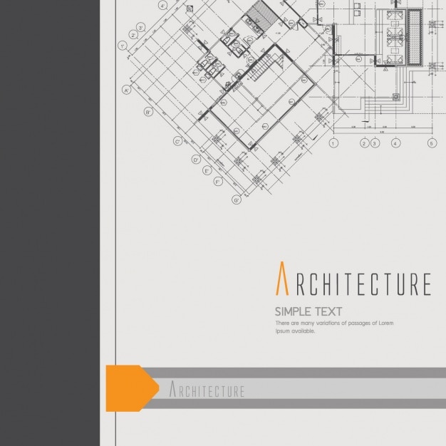 Bezpłatny wektor projektowanie architektury tło