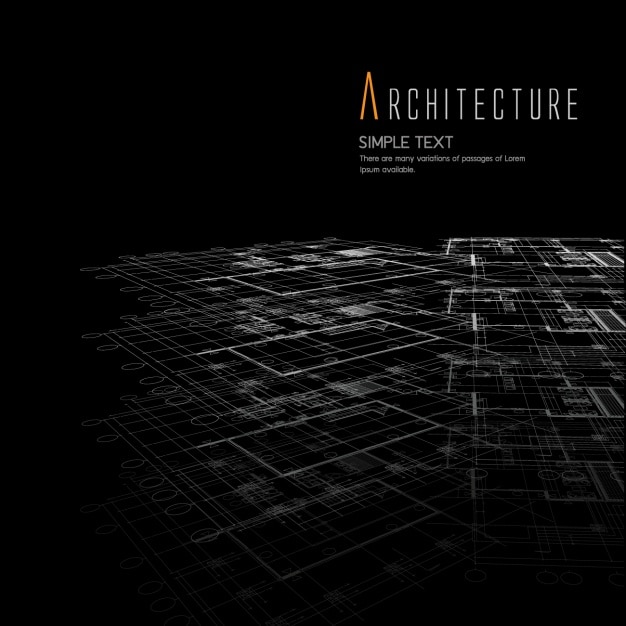 Bezpłatny wektor projektowanie architektury tło
