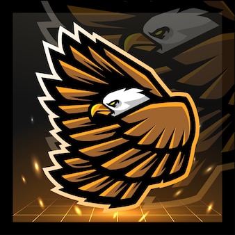 Projektowanie logo e-sportu orzeł ptak maskotka