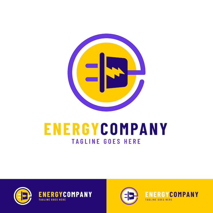 Bezpłatny plik Wektor projektowanie logo energetycznego
