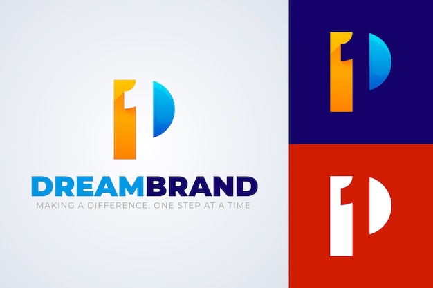 Projektowanie logo Gradient 1