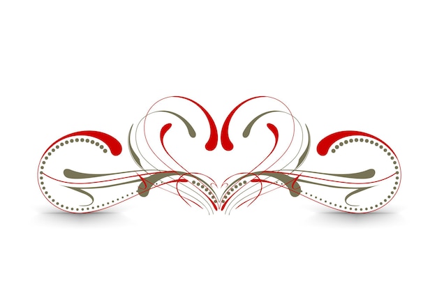 Bezpłatny wektor projektowanie logo serca walentynki, ilustracji wektorowych.