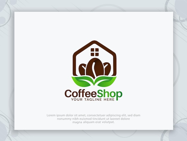 Projektowanie logo wektor kawiarni