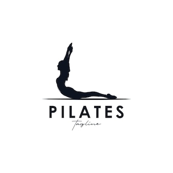 Projektowanie tożsamości logo pilates yoga