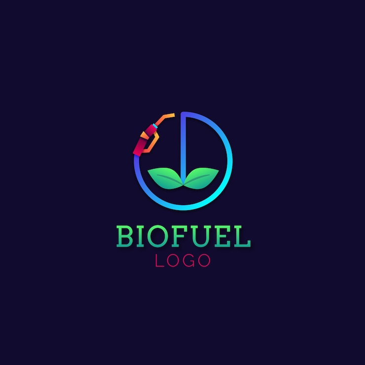 Bezpłatny plik Wektor przemysłowe logo biopaliw gradientowych